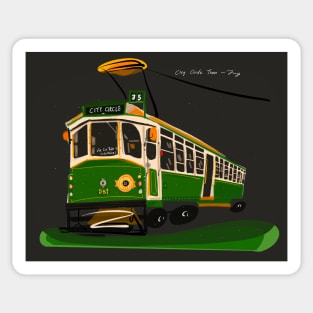 35 City Circle Tram Sticker